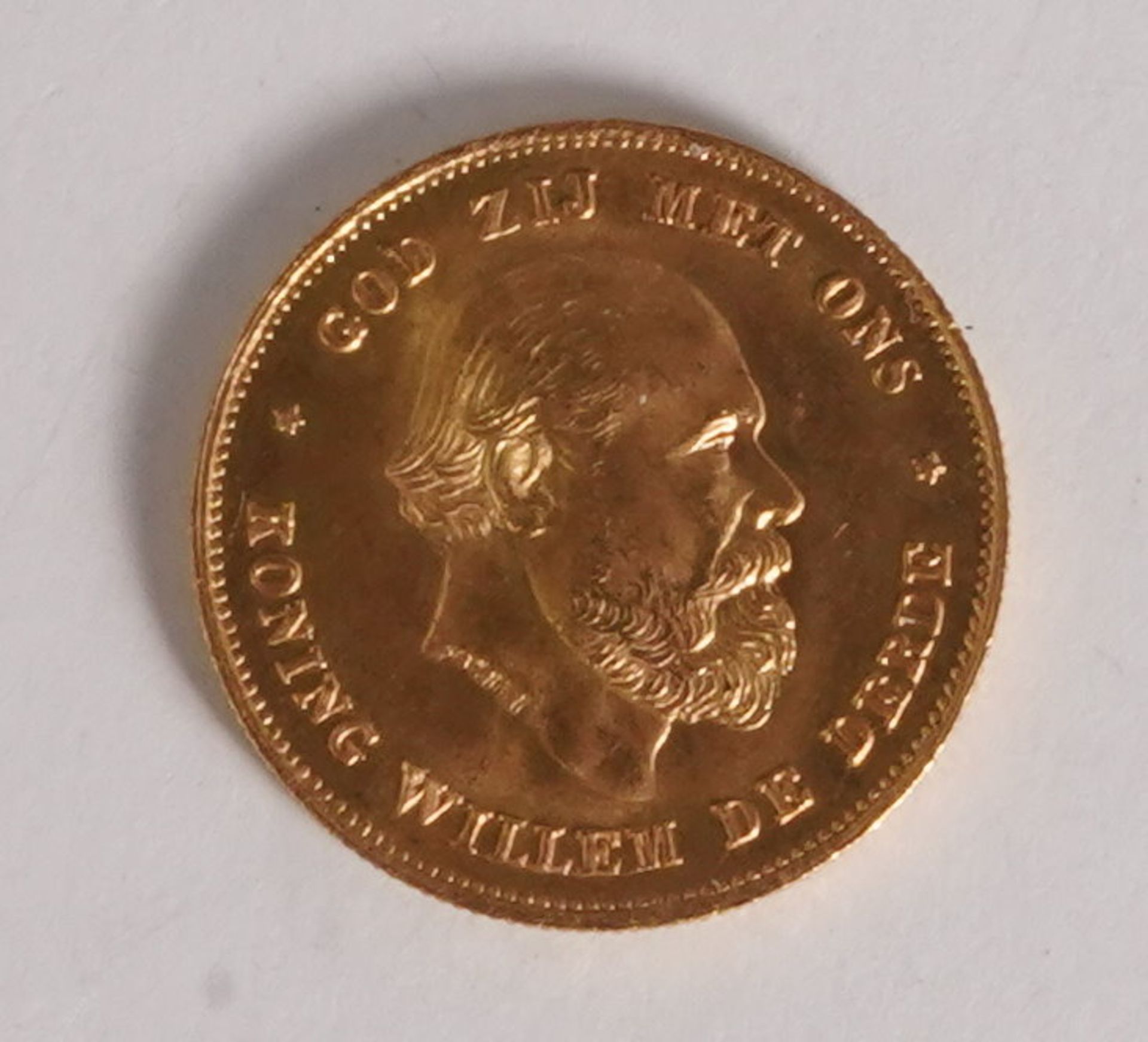 Gold coin 10 guilders