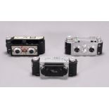 Three stereo cameras