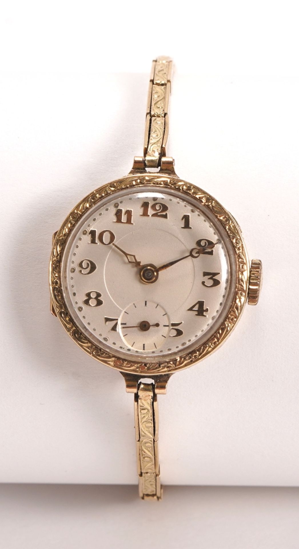 Goldene Armbanduhr - Bild 2 aus 3