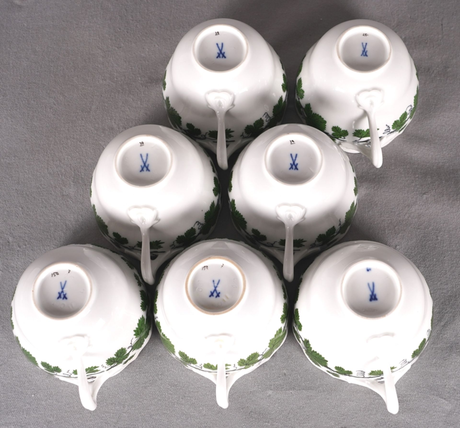 Six coffee sets Meissen - Image 5 of 8