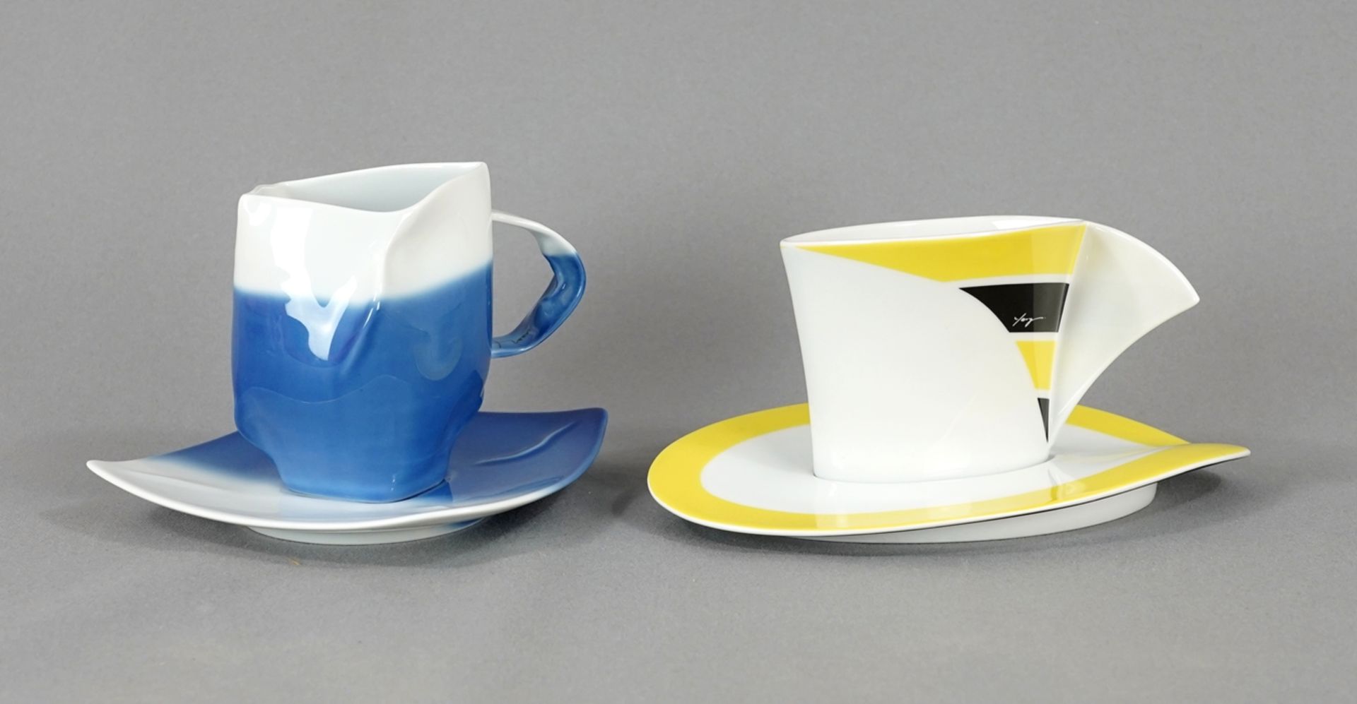 Two artist's cups