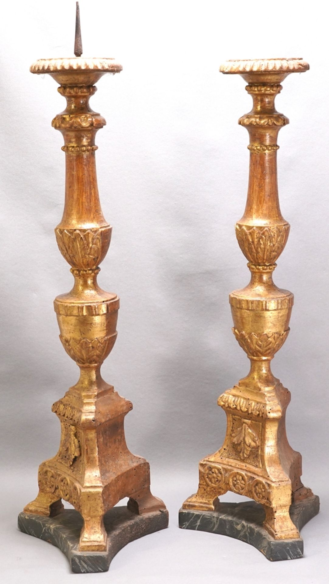 Pair of baroque candlesticks