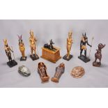 Collection of Egyptian figures