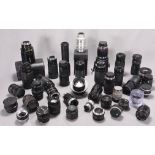 Large collection of lenses