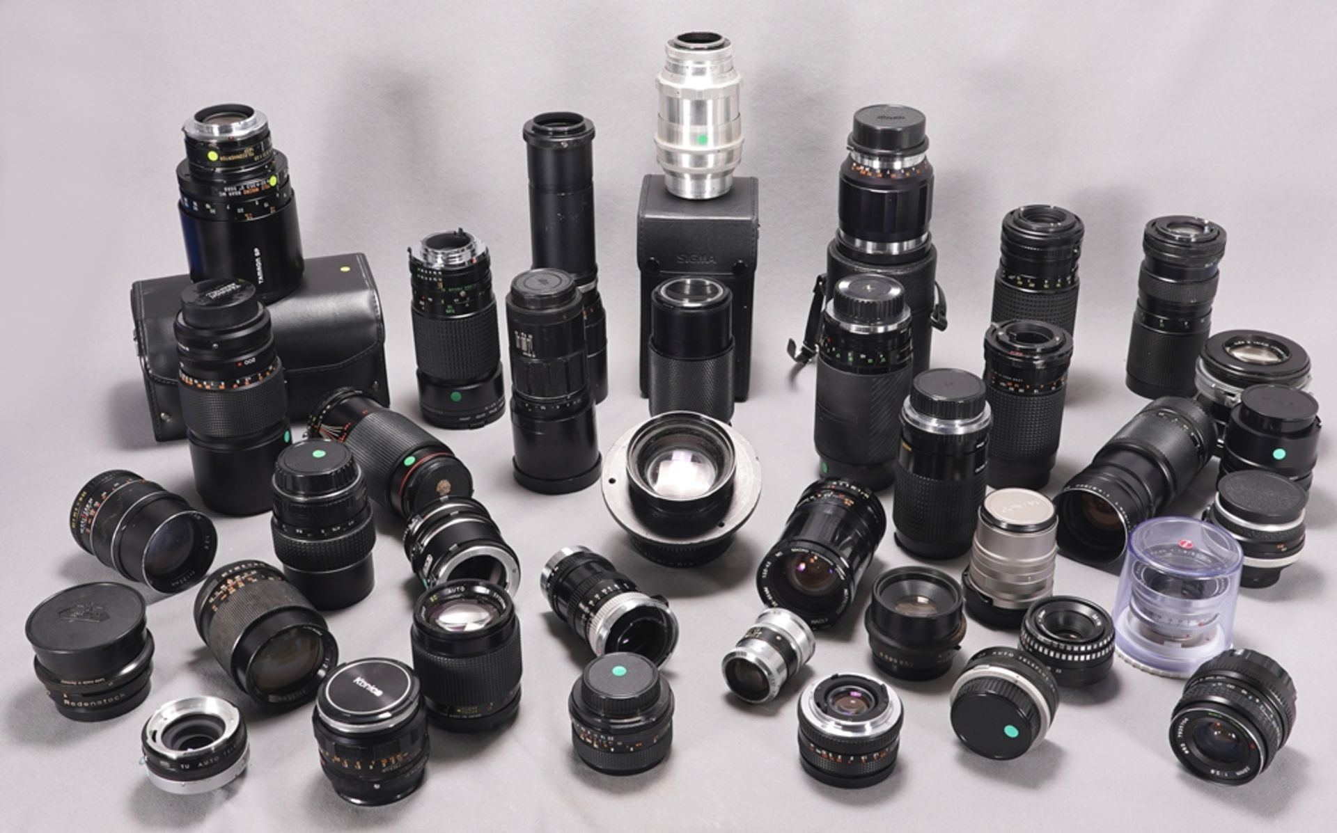 Large collection of lenses