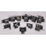 Collection of folding cameras