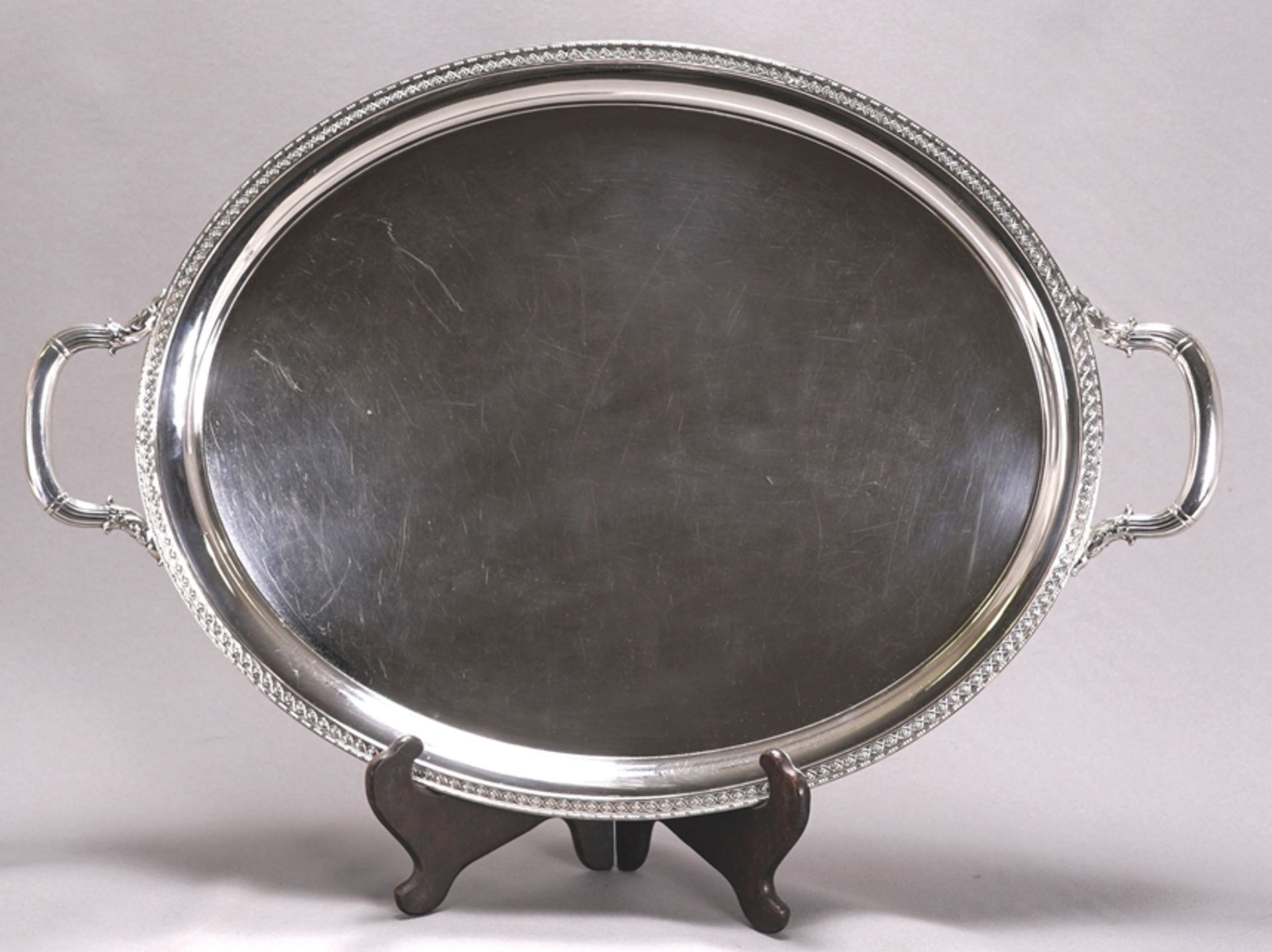 Silver tray - Image 2 of 4