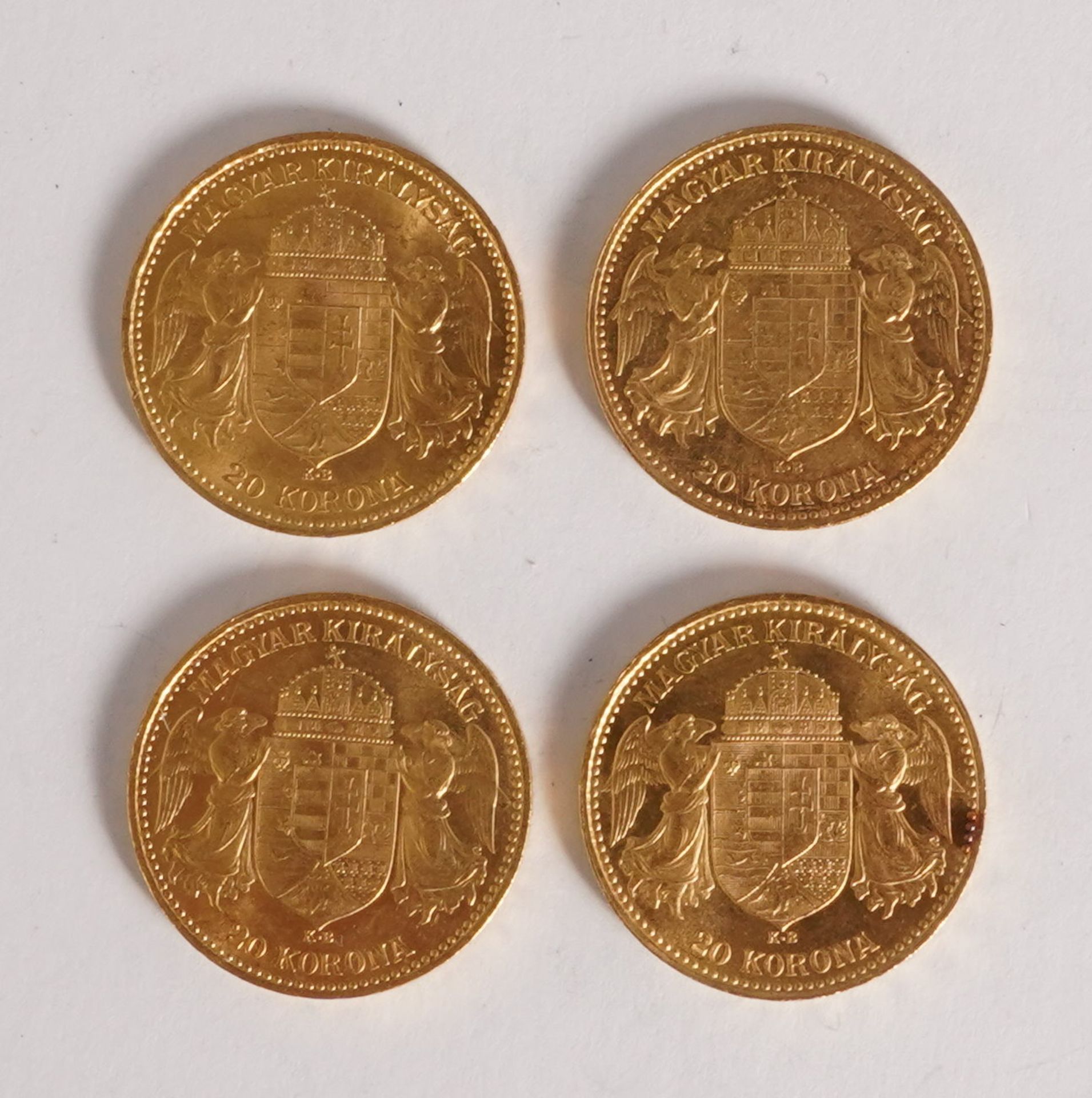 Vier Goldmünzen - Bild 2 aus 2