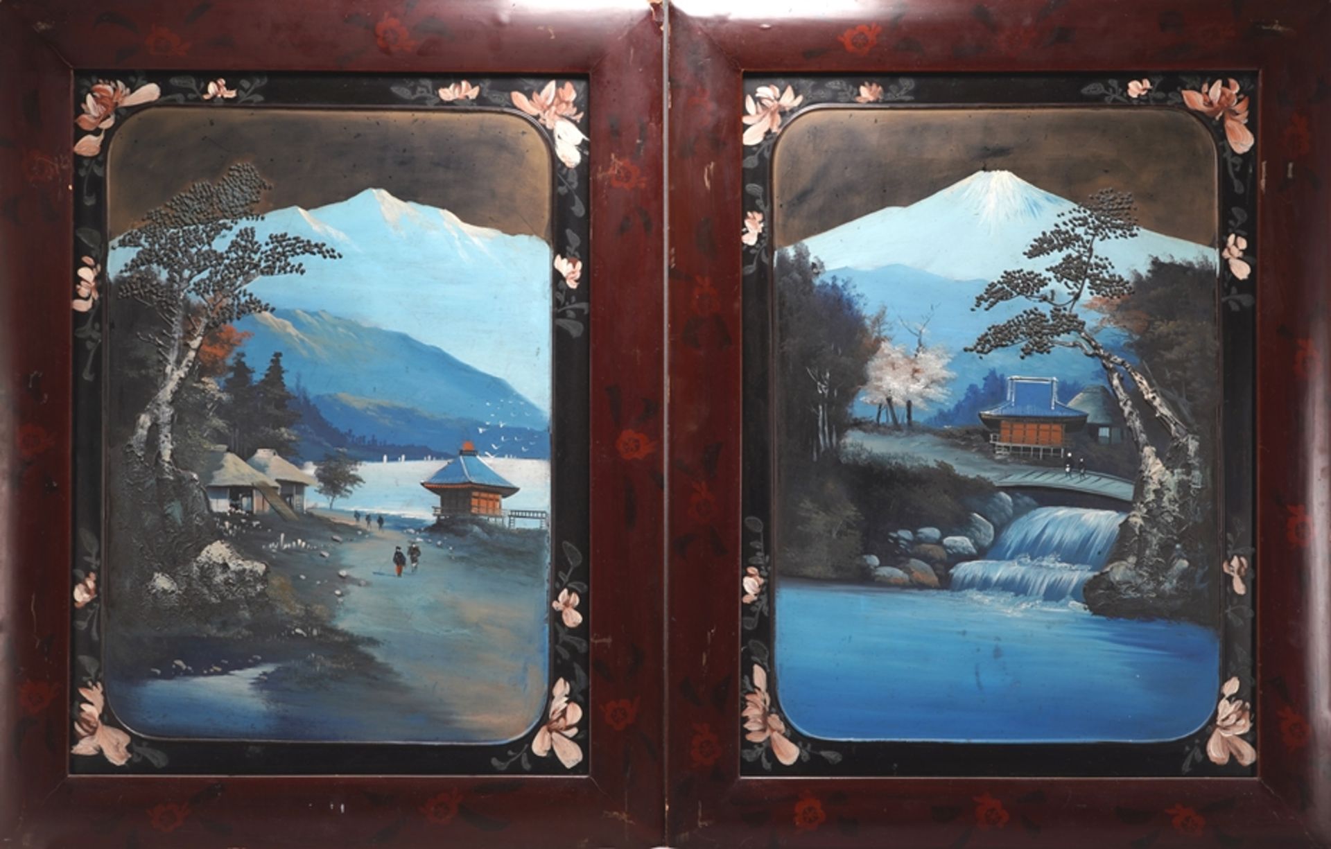 Pair of Japanese Landscapes
