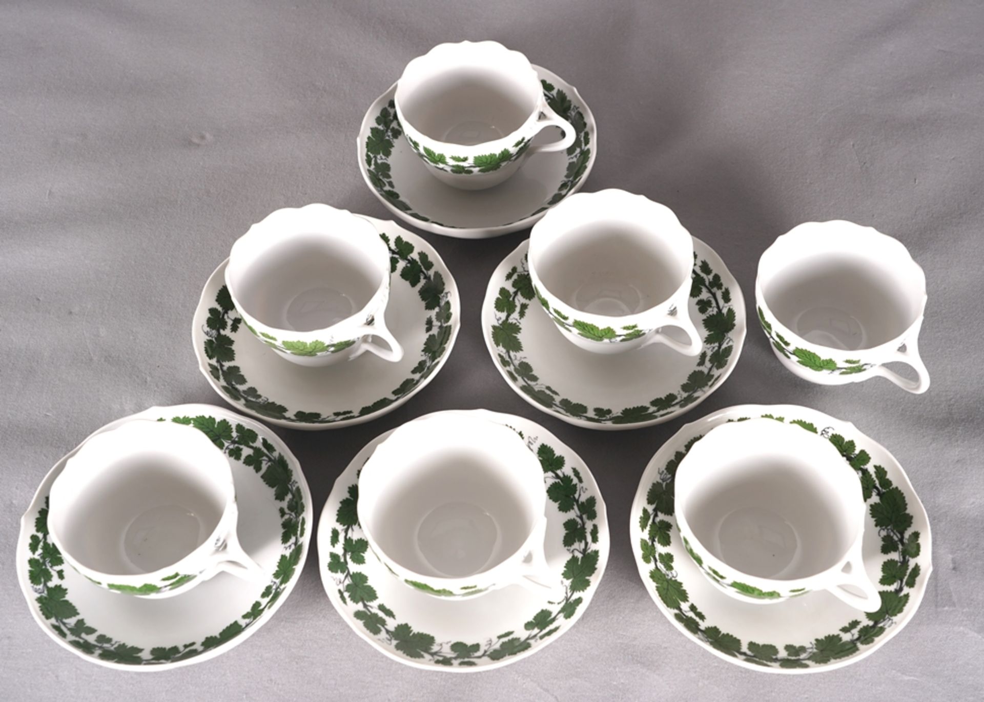Six coffee sets Meissen - Image 2 of 8