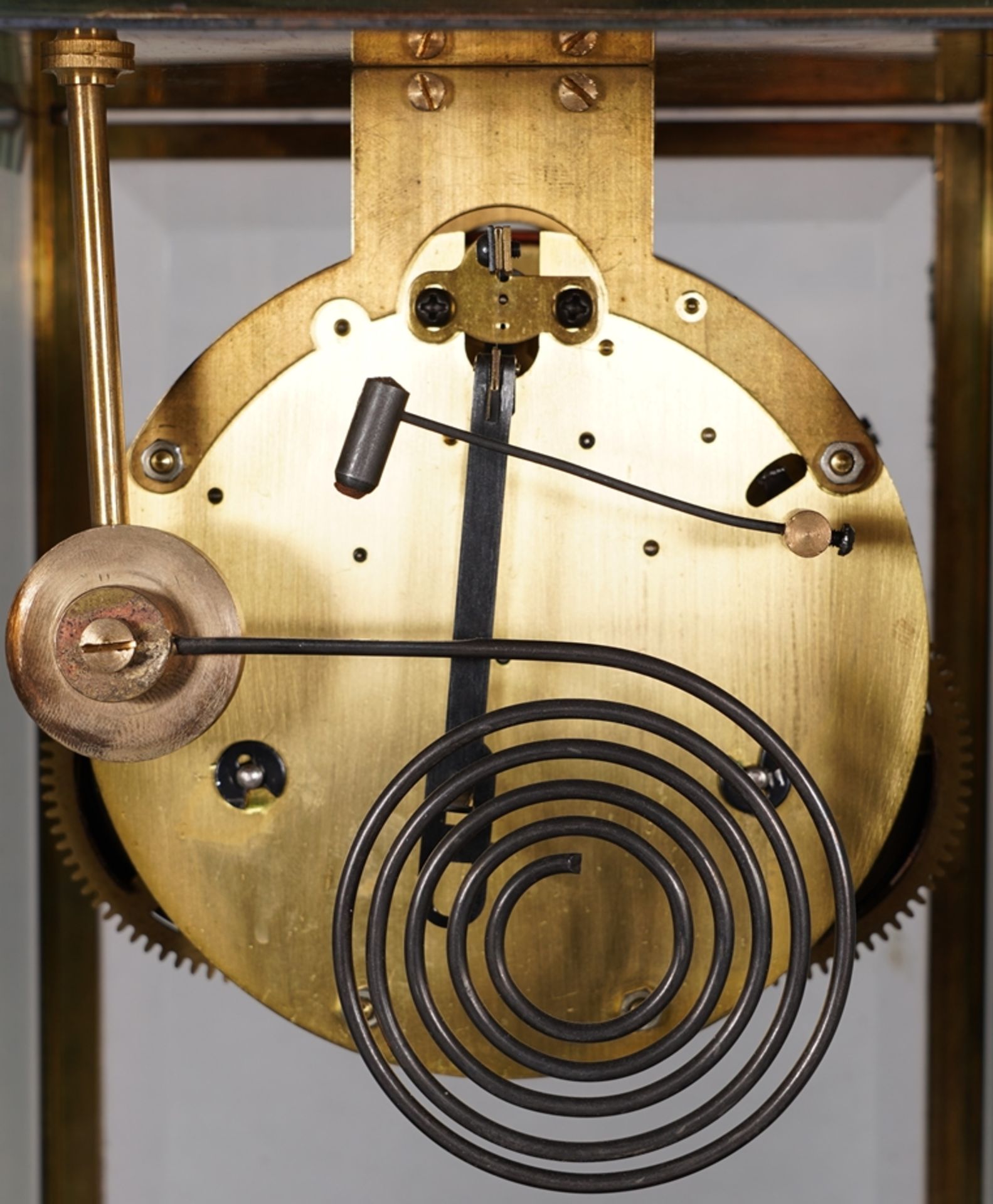 Cloisonné mantel clock - Image 5 of 6