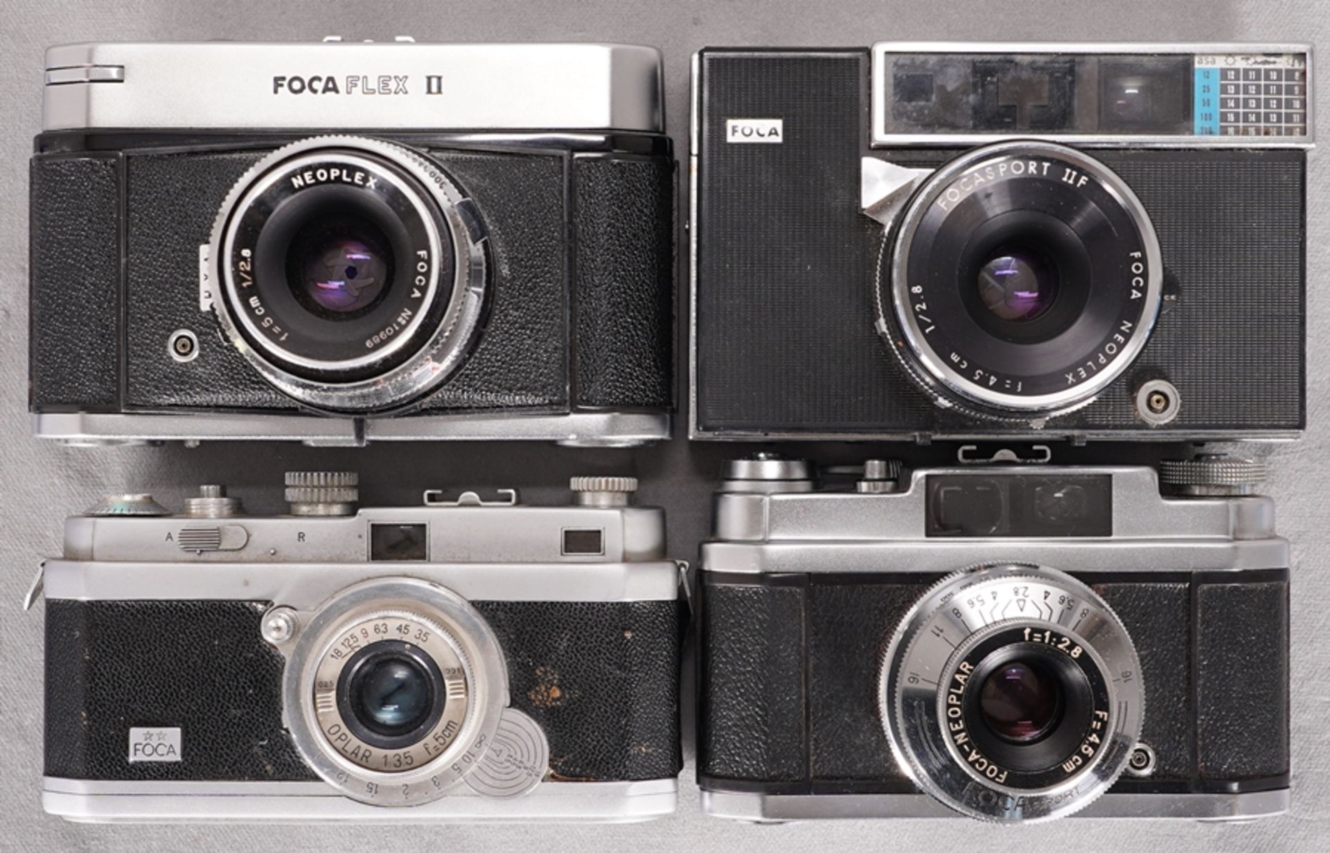 Vier Foca Kleinbildkameras - Bild 2 aus 3