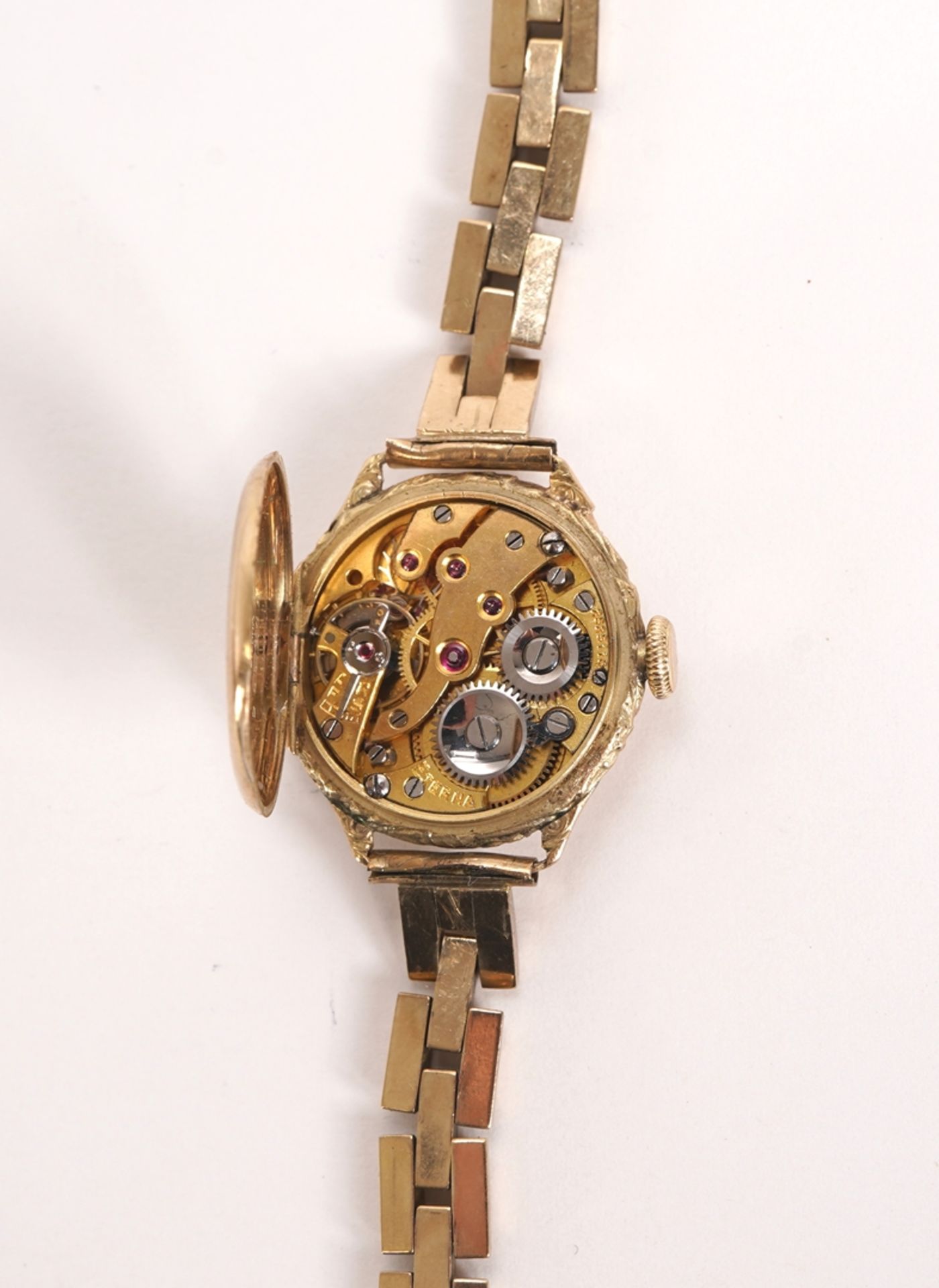 Goldene Armbanduhr - Bild 3 aus 5