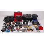 Large collection of camera accessories