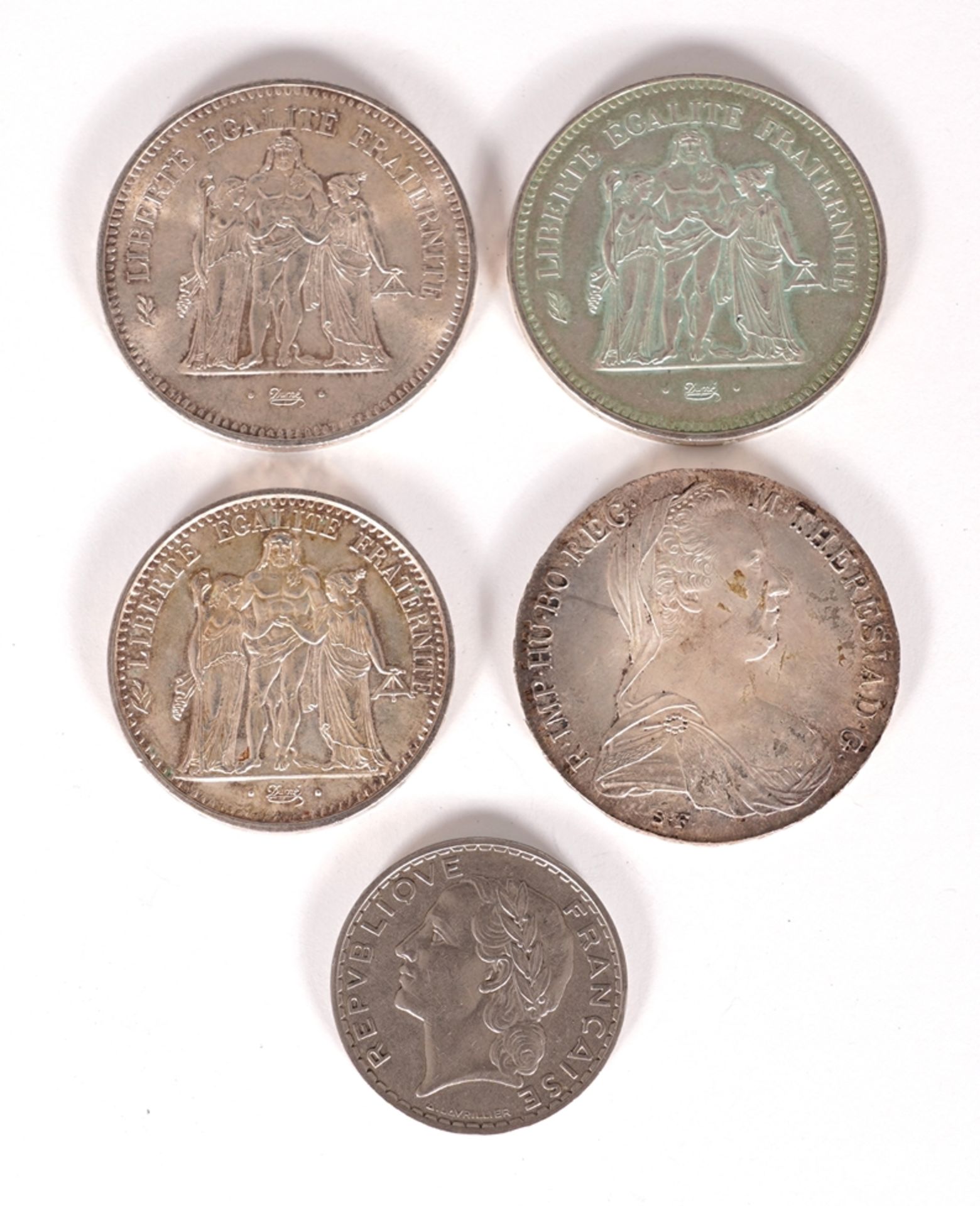 Fünf Münzen - Bild 2 aus 3