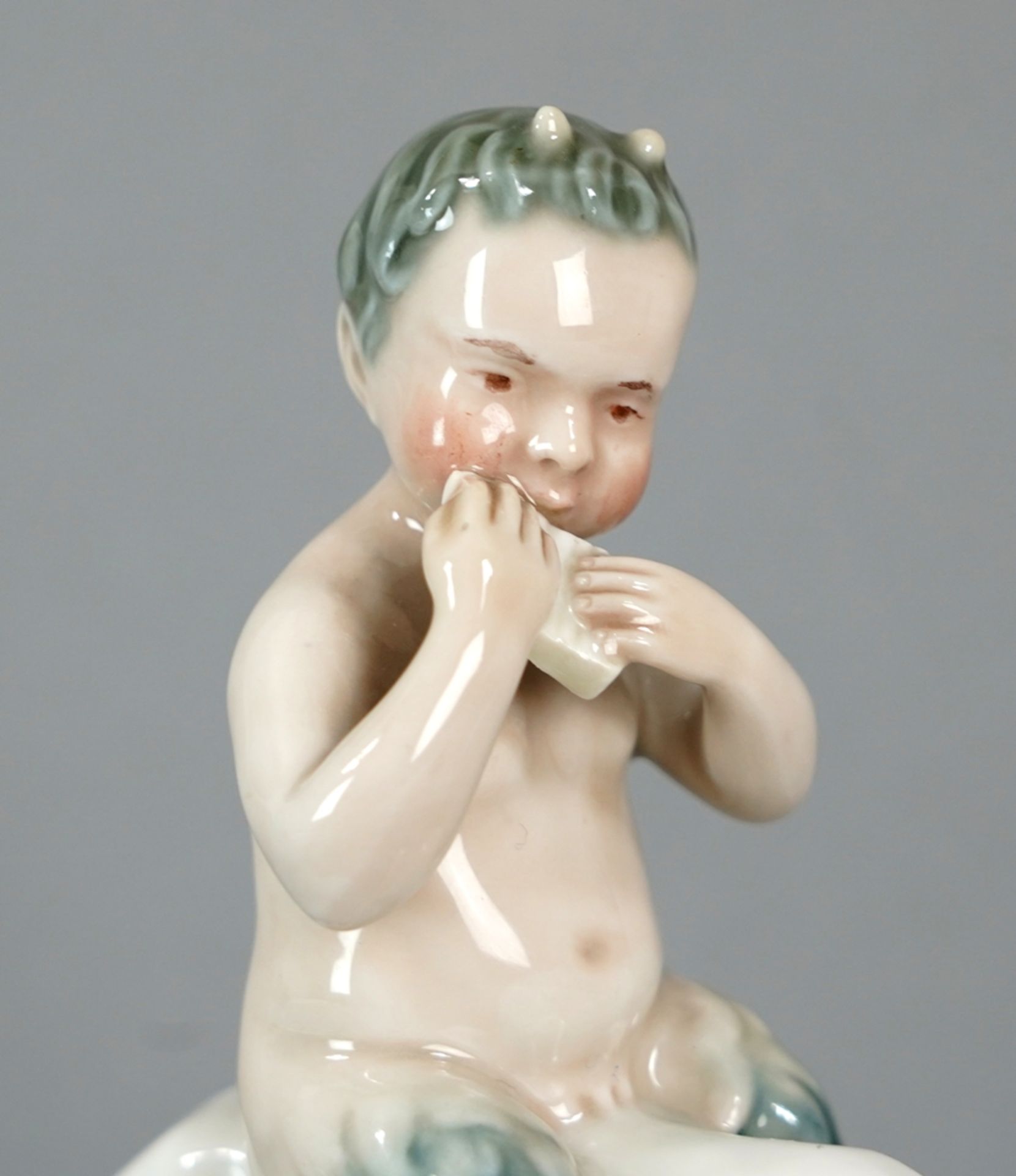 Faun on a goat Meissen - Image 4 of 5