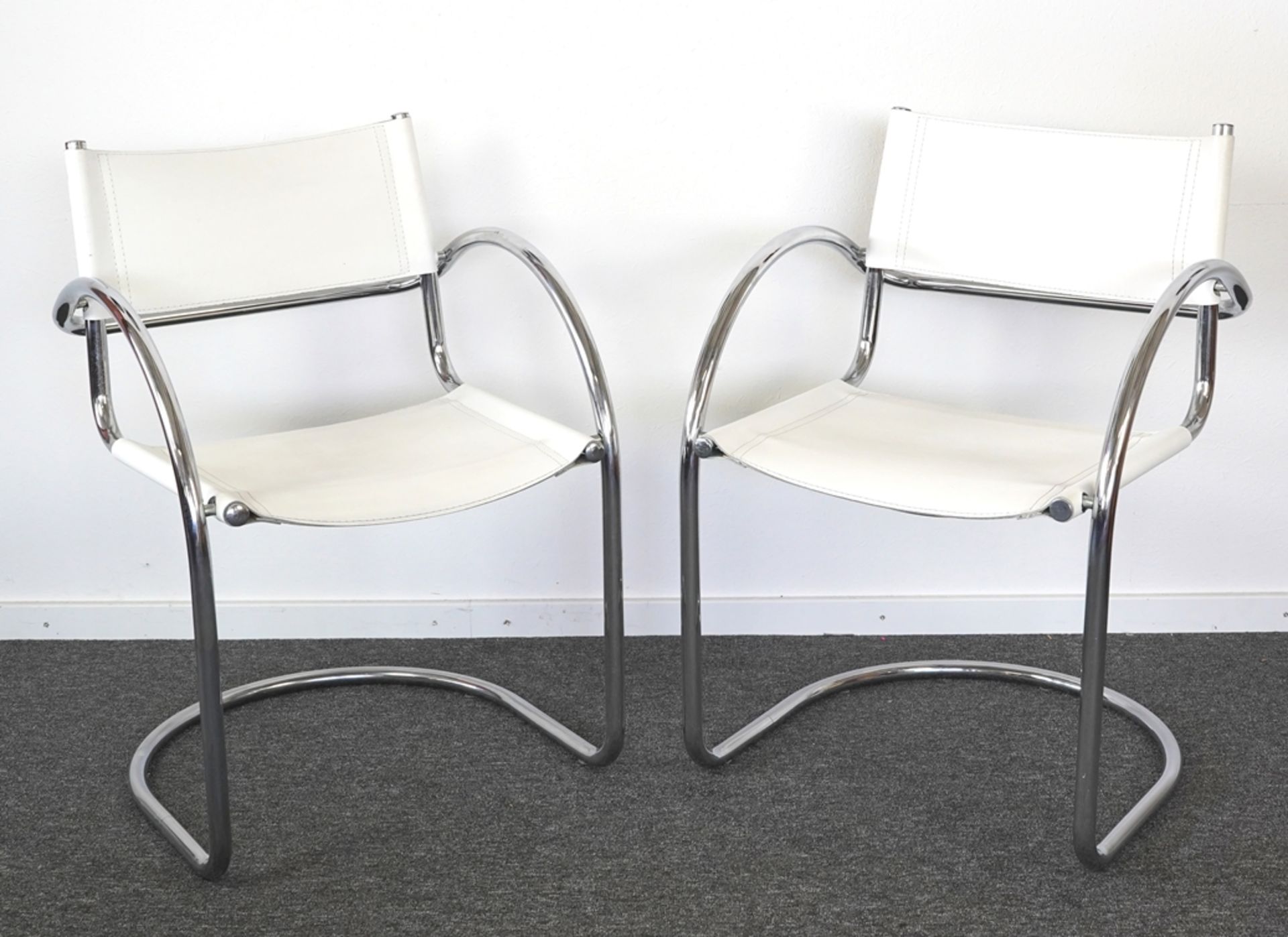 Two design cantilever chairs