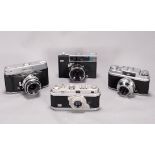 Four Foca 35mm cameras