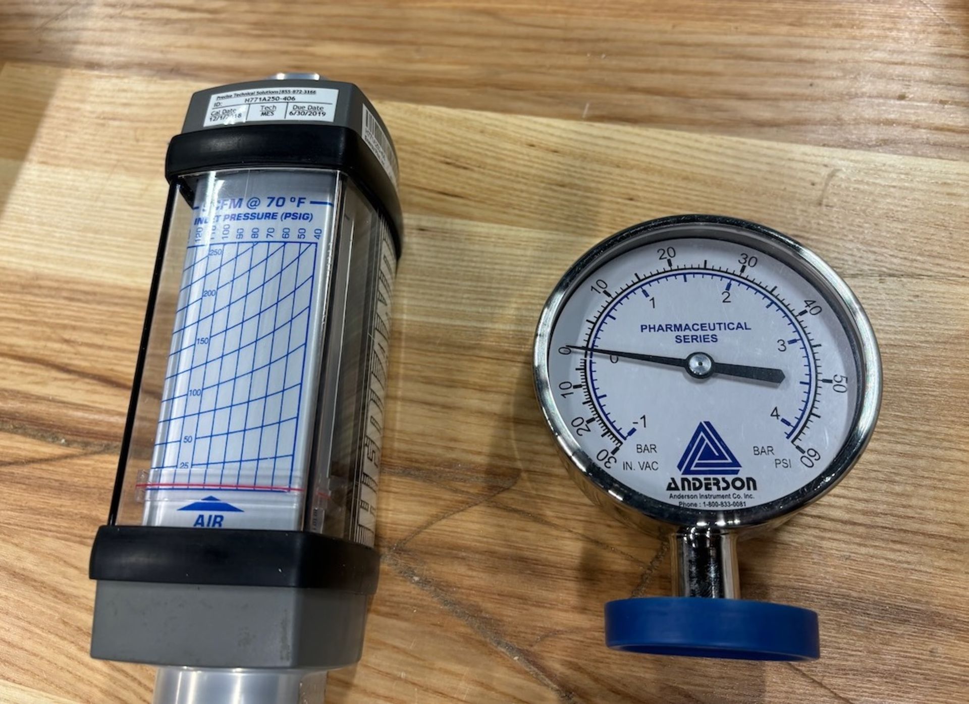 Lot of pressure gauges. - Image 3 of 7