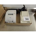 (2) Epson Data Printers