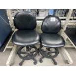 Lot (2) Lab Stools