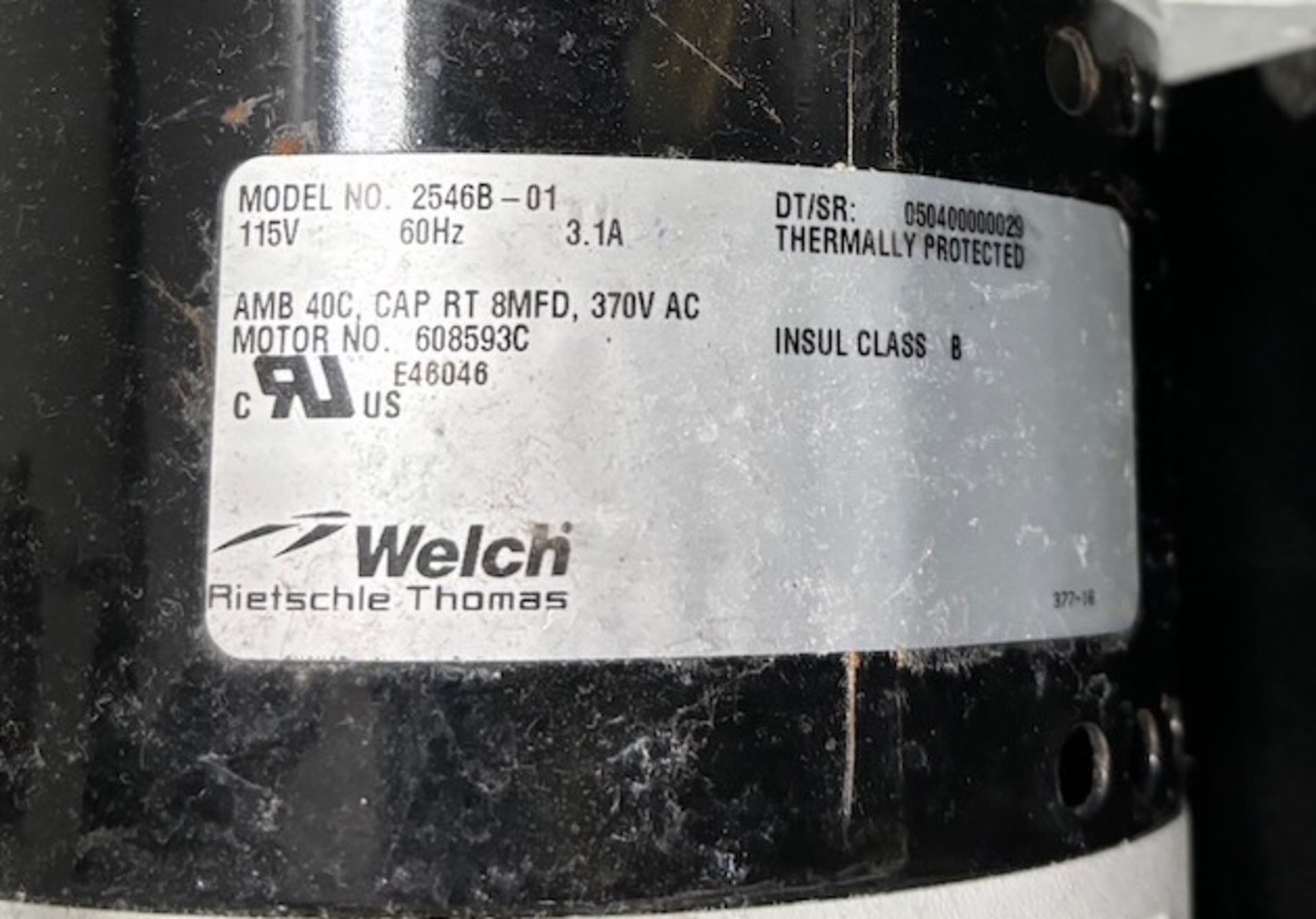 Welch Vacuum Pump - Bild 3 aus 3