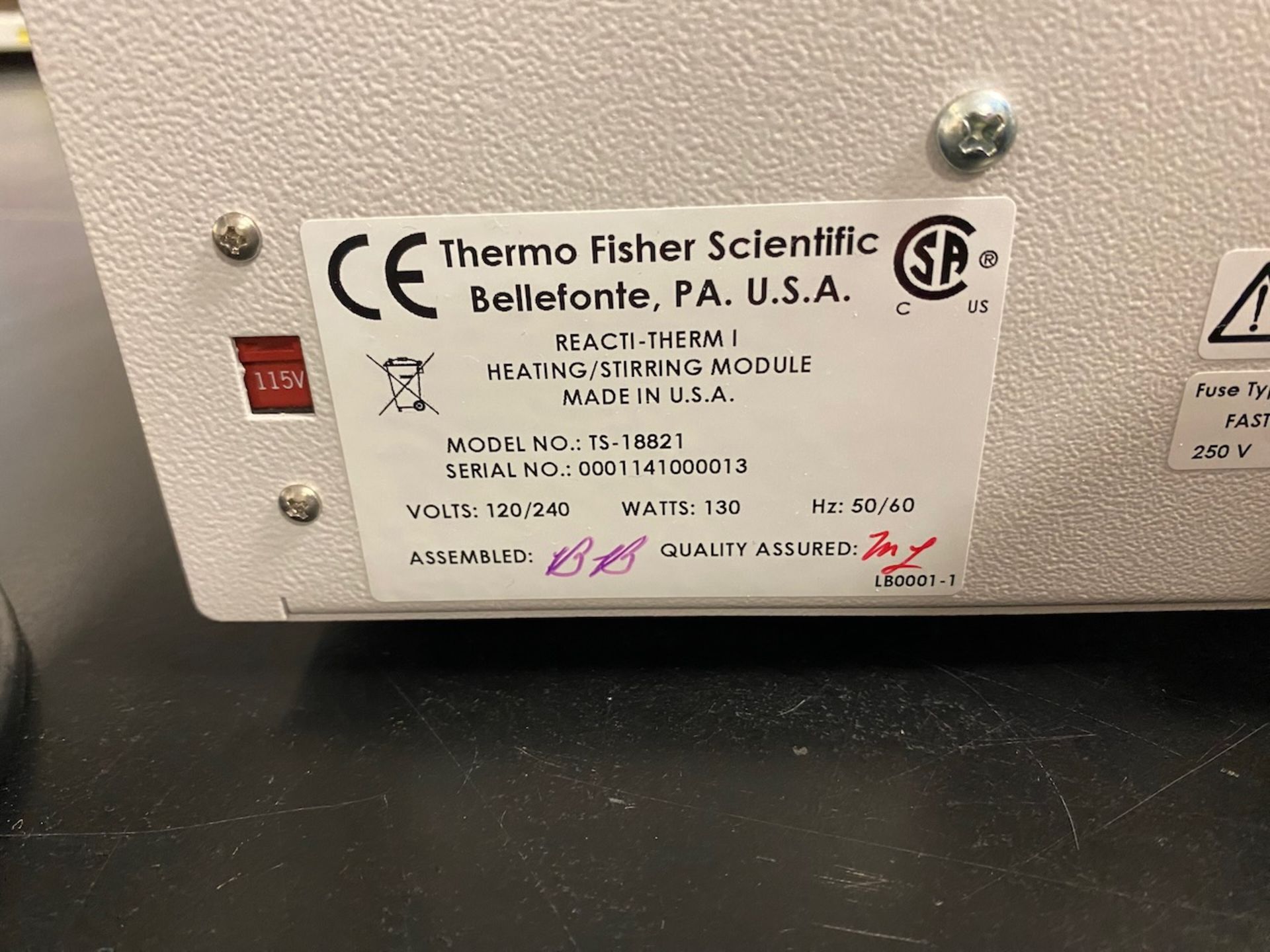 Thermo Sci Reacti-Therm Heating Stirring Module - Bild 4 aus 4