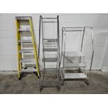 Lot Assorted Ladders