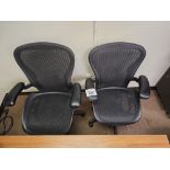 (3) Herman Miller Aerion Office Chairs
