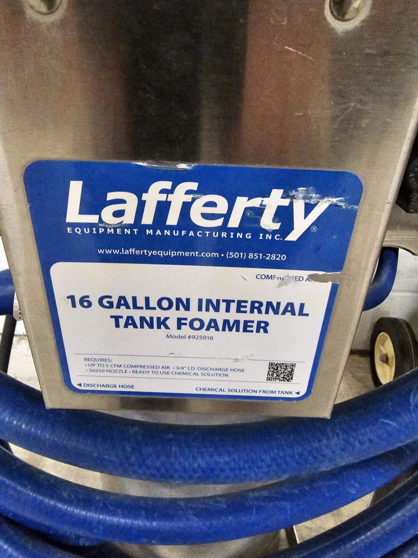 Lafferty 16 Gallon Internal Tank Foamer - Image 6 of 6