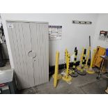 Lot Safety Barriers w/Cabinet