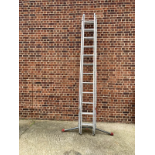 3 section extending ladder with safety feet (3500mm per section approx.)