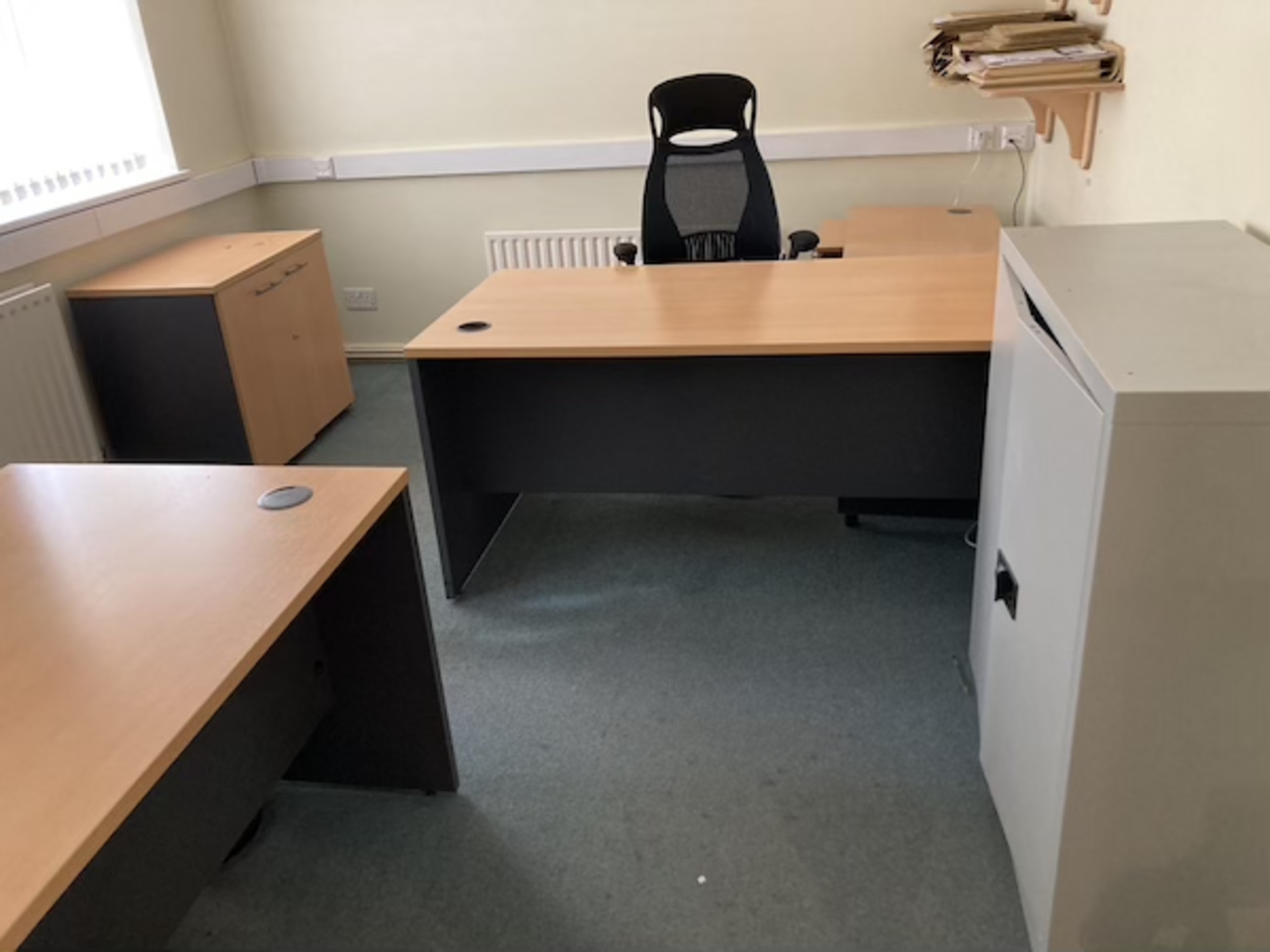 Assorted office furniture