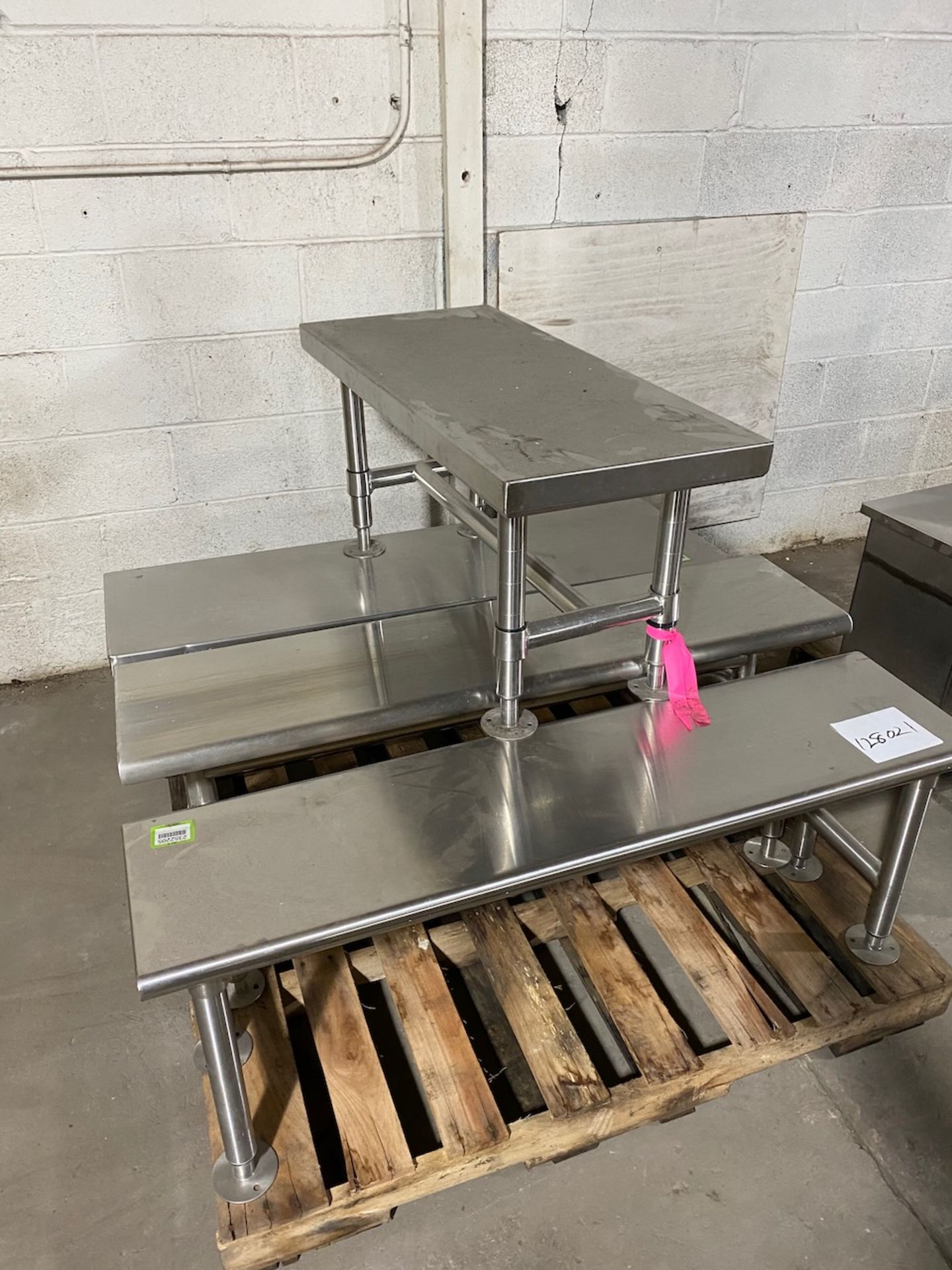 Pallet of Stainless Steel Lab Benches. - Image 2 of 2