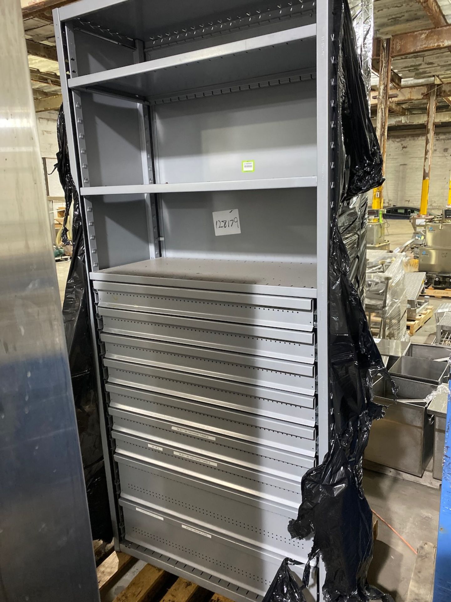 Steel Cabinet with drawers - Image 2 of 3