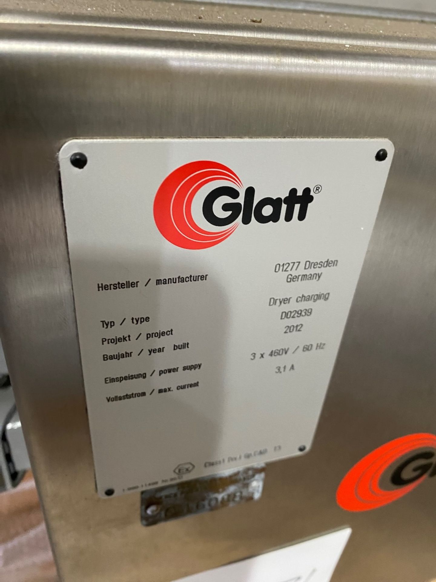 Glatt Dryer Charging Station - Image 8 of 9