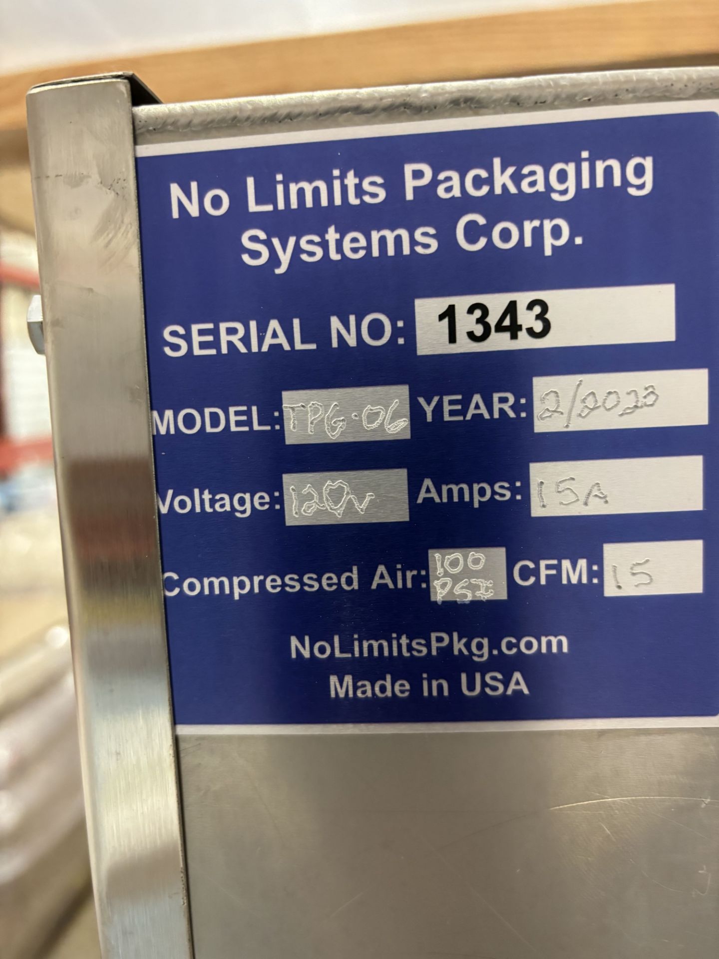 Bulk Bid #50 - No Limits Liquid Filling & Labeling Line & Videojet Printer - Image 25 of 28