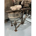 45 Gallon Jacketed Kettle with Sweep Agitation and gear reducer
