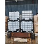 Lot of (8) IBC Containers - Intermediate Bulk Containers - Liquid Totes - Used 1 time