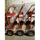 Twin Gas Cylinder Carts lot of 3