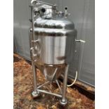80 Gallon Stainless Steel Jacketed Tank