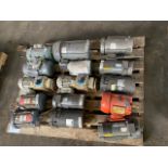 Pallet of 15 motors