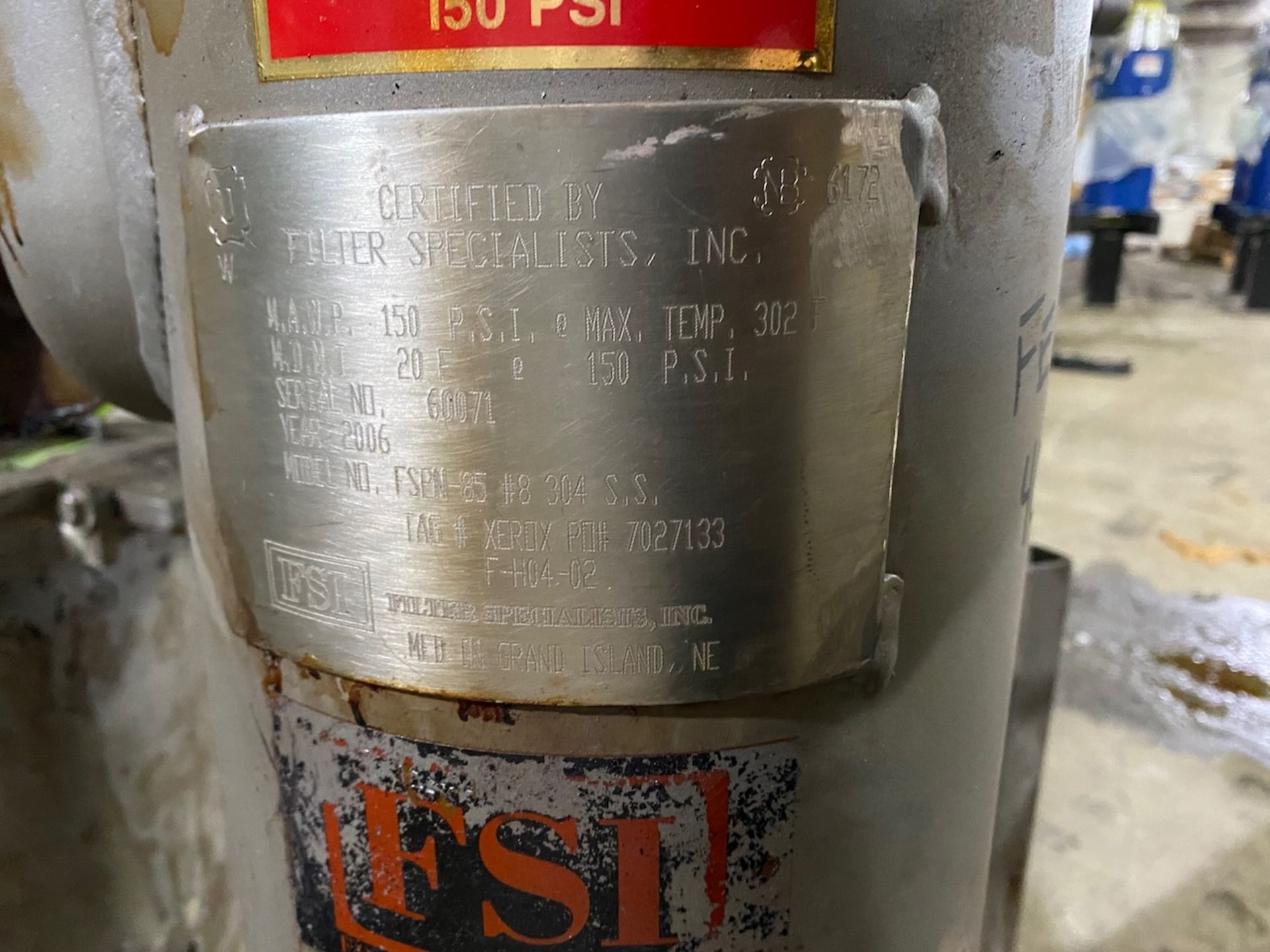 Two Stainless Steel Filters rated for 150 PSI at 302 degrees, NB 6171 and 6172. [Ref:128114] - Image 6 of 6