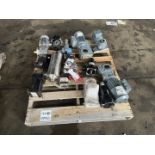 Pallet of motors, valves and flowmeters