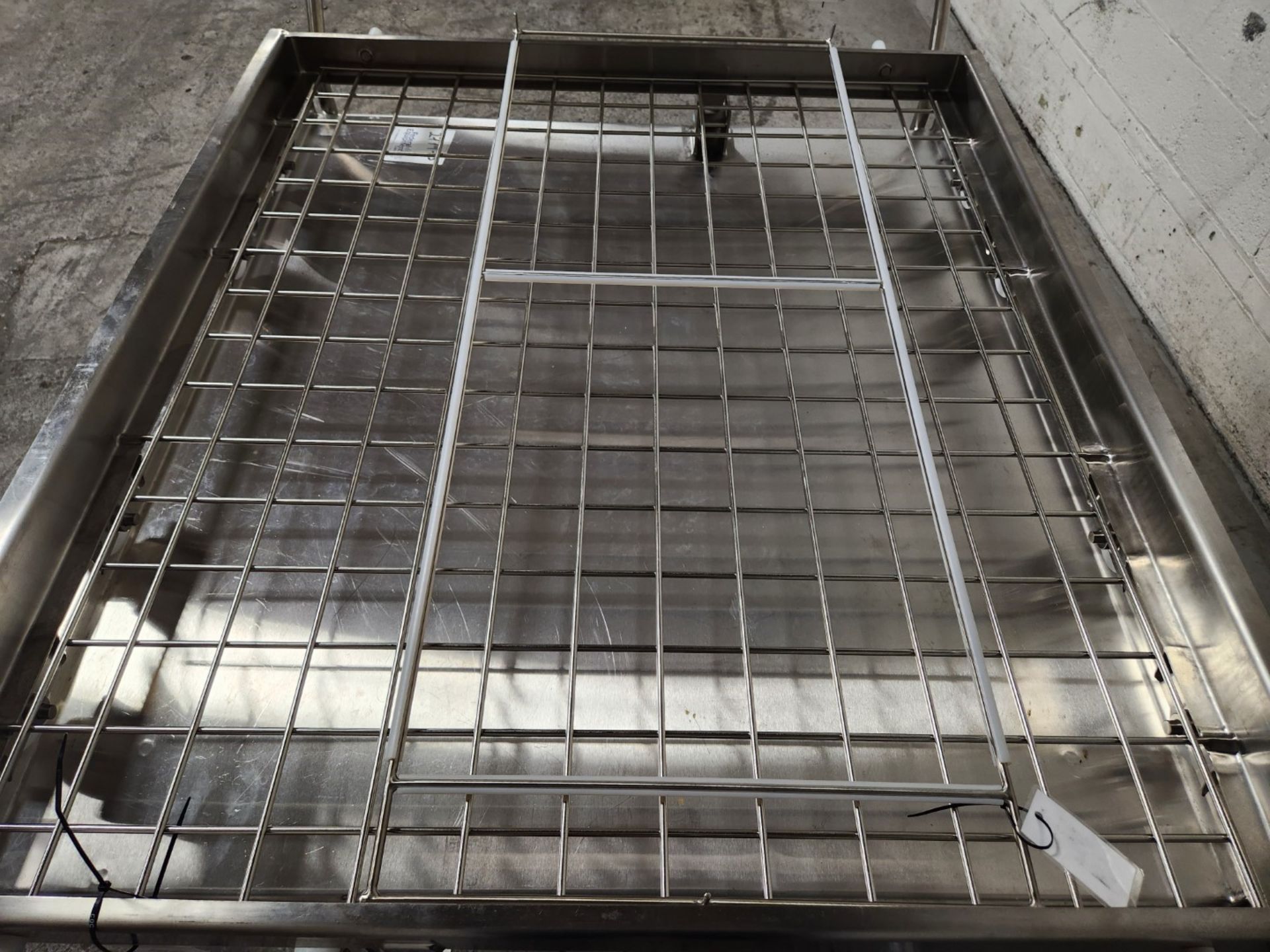 Stainless Steel Cart, with Roller Rack - Image 4 of 6