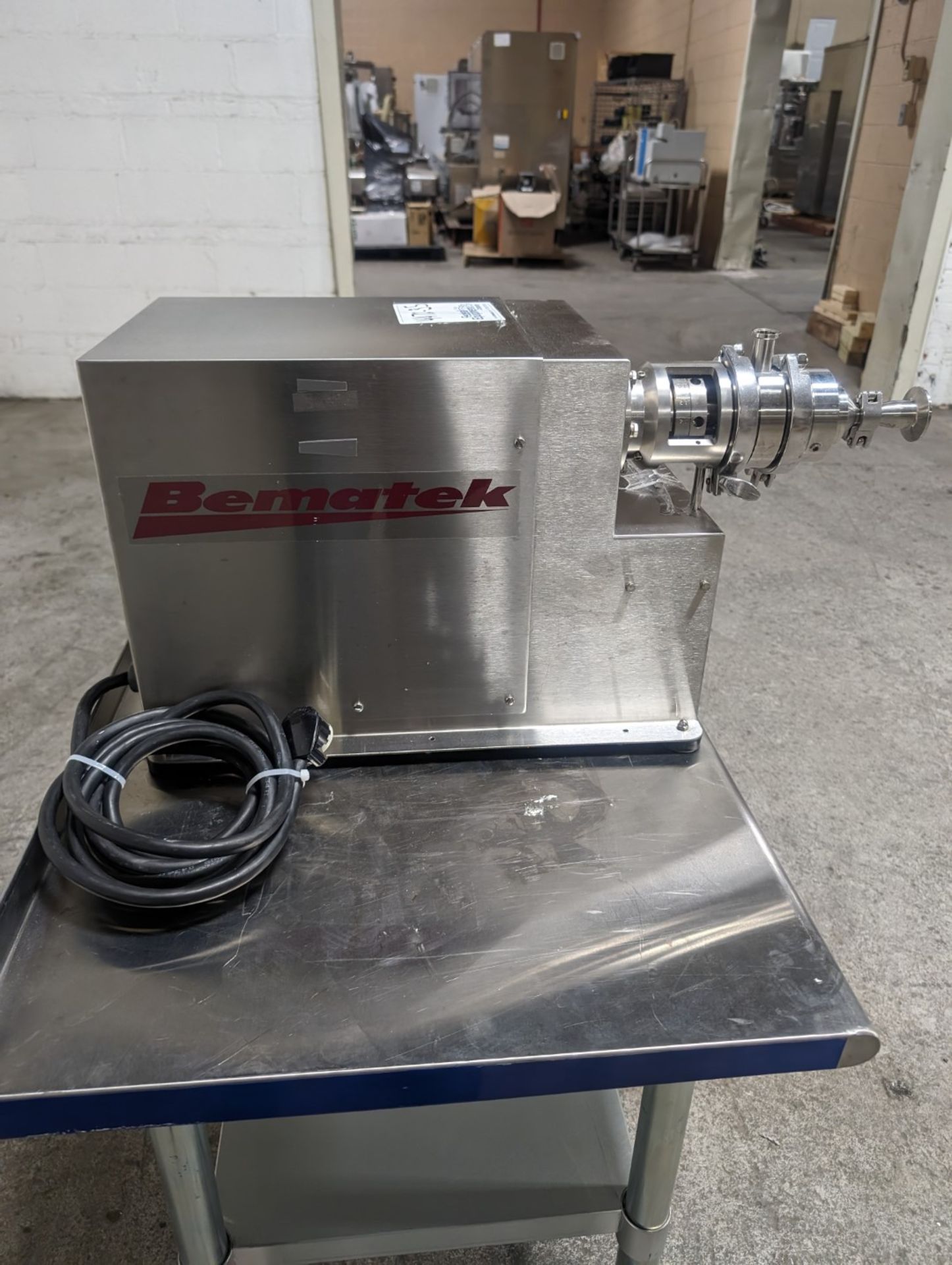 Bematek Colloid MilL, Model CBT-50-PB-1 - Image 4 of 11