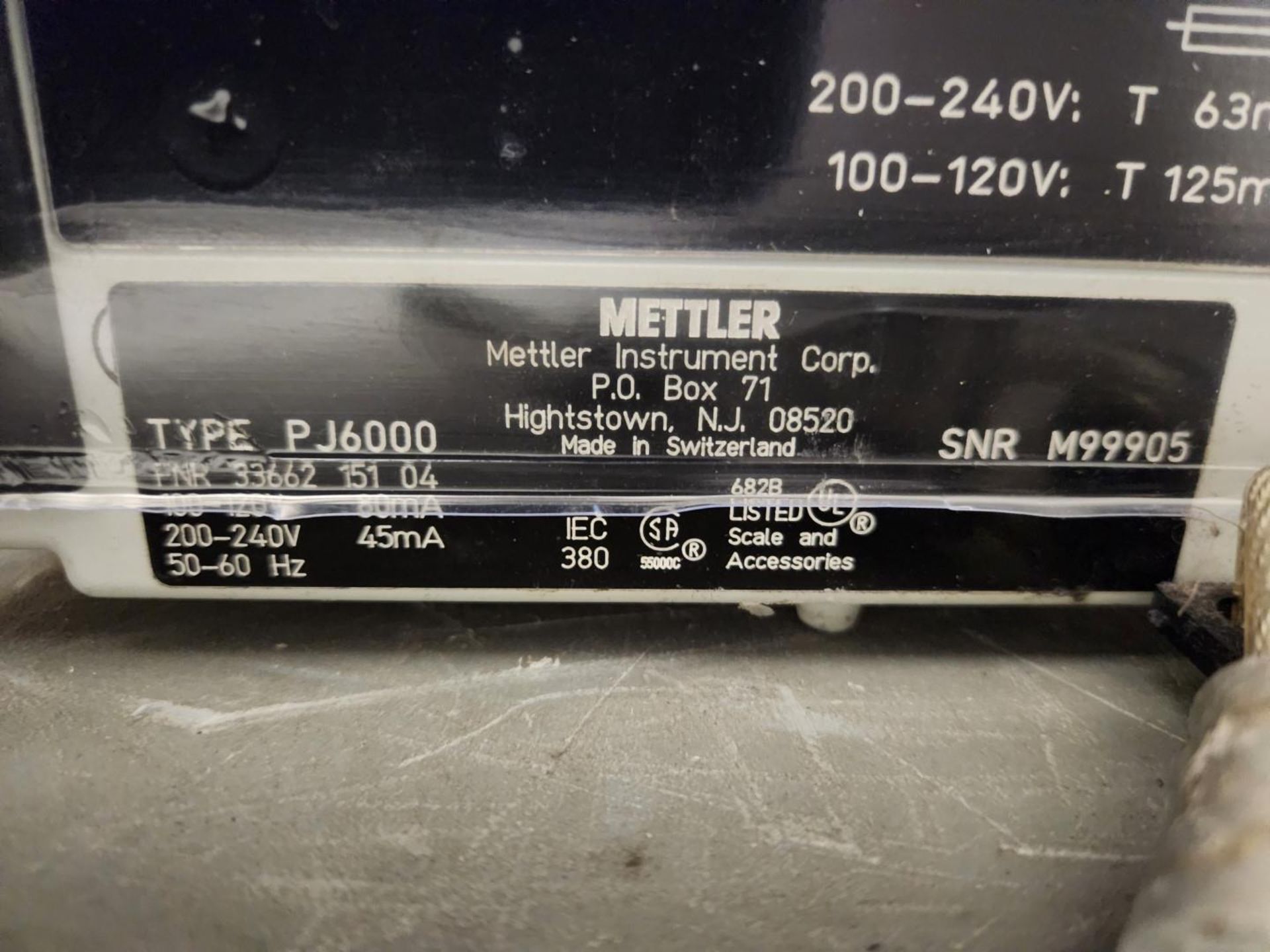 Mettler Type PJ6000 Scale - Image 3 of 5