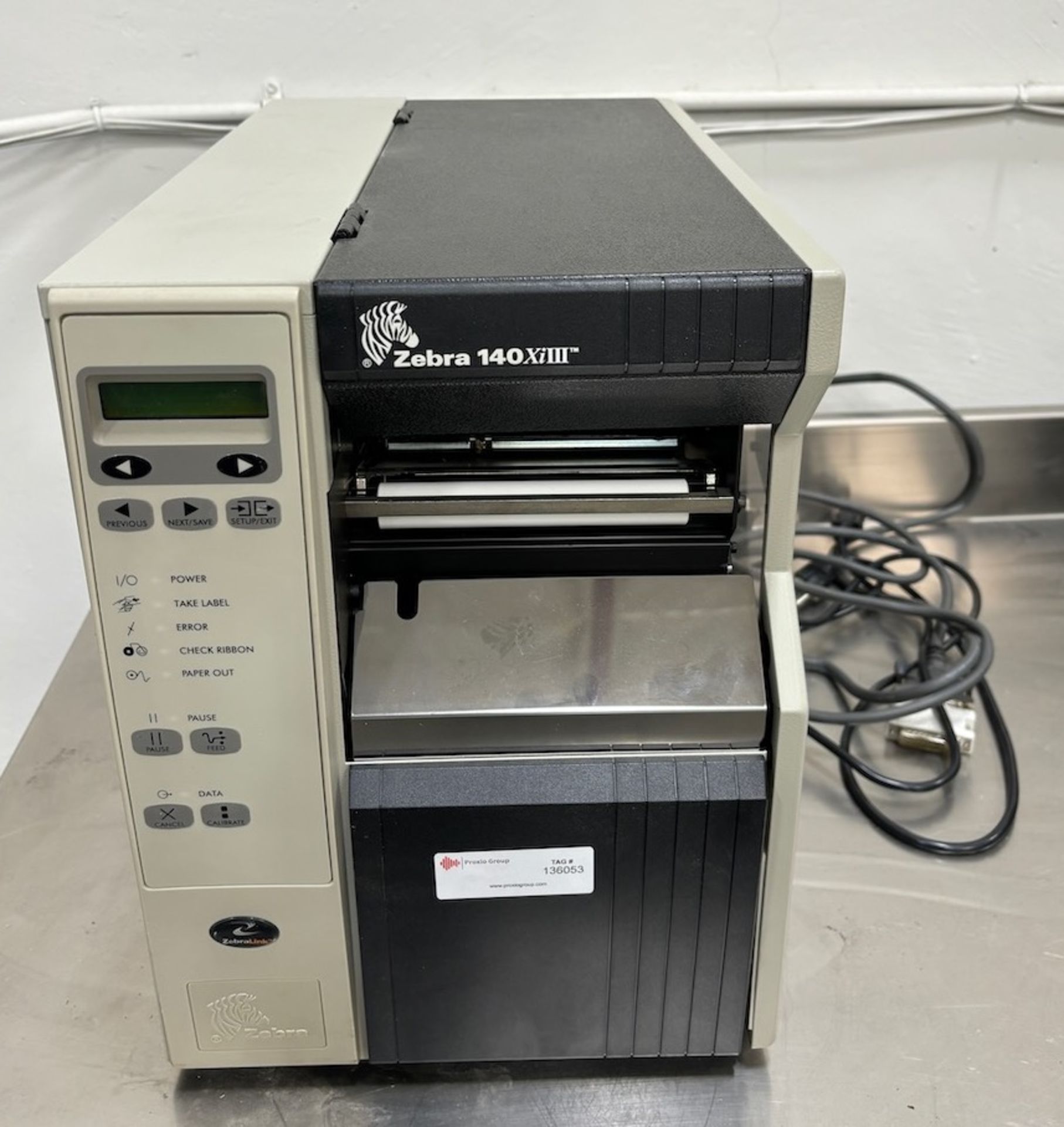 Zebra label printer