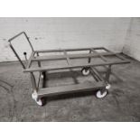 Stainless Steel Cart, with Roller Rack