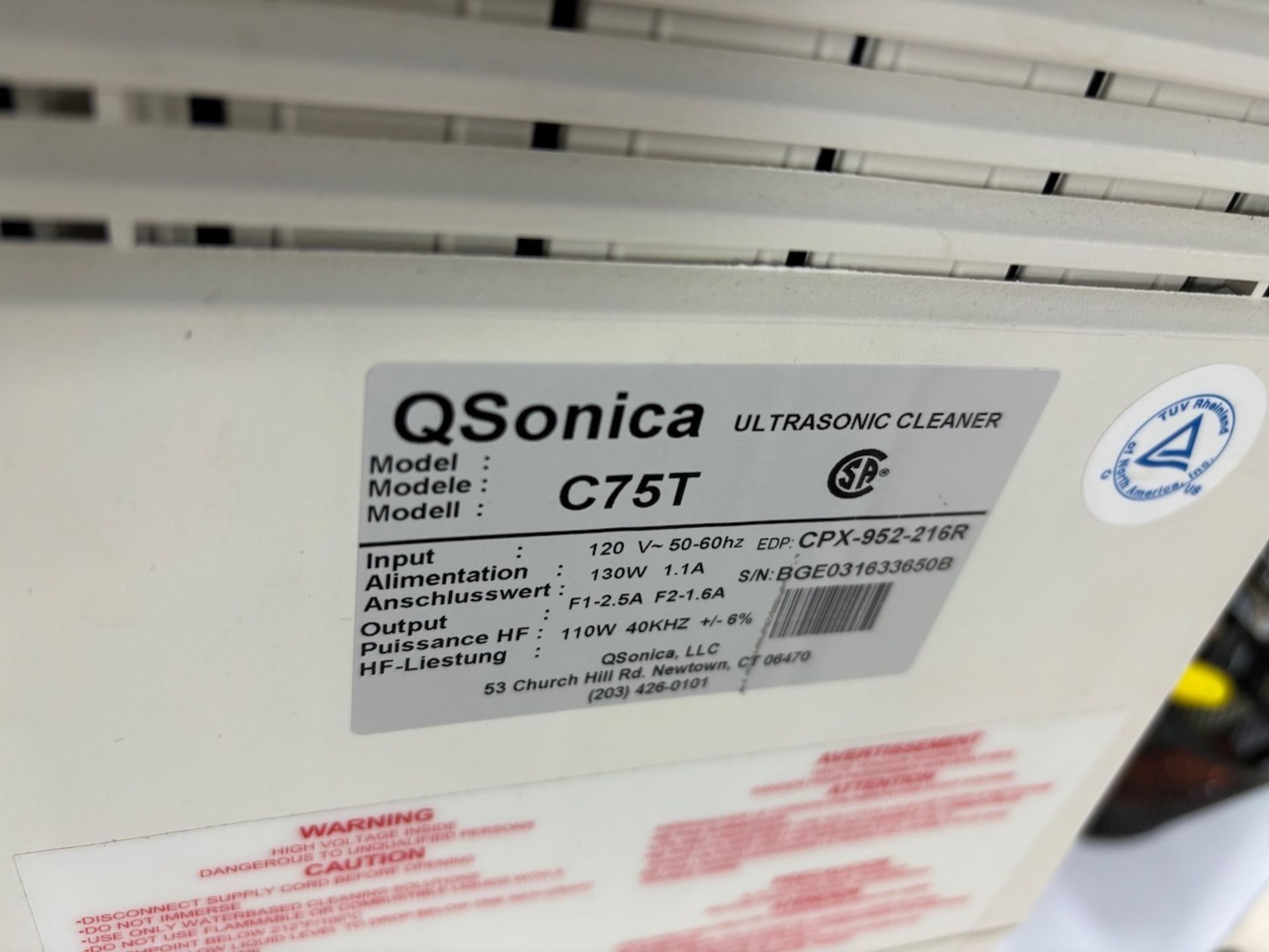 Qsonica Ultrasonic Cleaner - Image 5 of 5